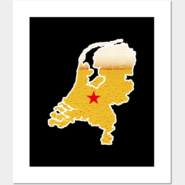 Netherlands country beer Dutch Holland King's day Wall Art by LaundryFactory